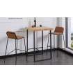 Tabela Top Bar loft finish carvalho nordish 100 cm (alto)70 cm (largura)70 cm (largo)