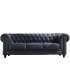 copy of 1, 2 or 3 seater Chesterfield sofa in Velvet fabric or