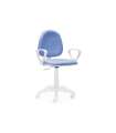 Cadeira de secretária giratória Dolphin em azul 79-91 cm(altura)54 cm(largura)54 cm(comprimento)