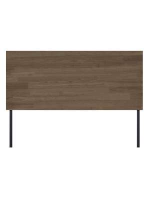 Cabecero juvenil industrial 100x125 cm en roble americano