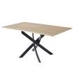 Table basse Zen fixe chêne/noir 75 cm(hauteur)140 cm(largeur)80 cm(longueur)