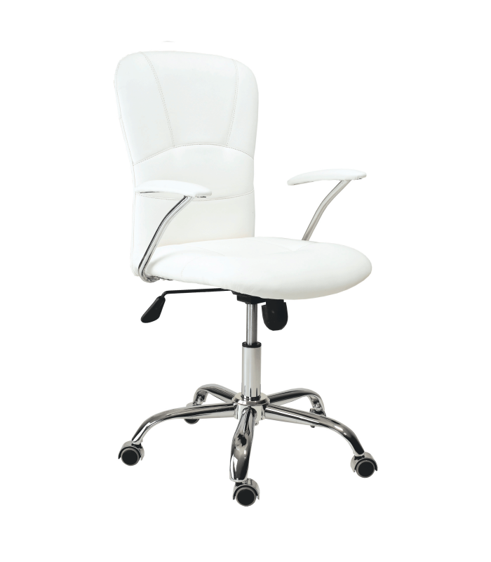 Maggie swivel office armchair in two colors.