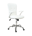 Maggie swivel office armchair in two colors.