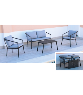 Hva Conjuntos mesas y sillas-sillones copy of Conjunto aluminio