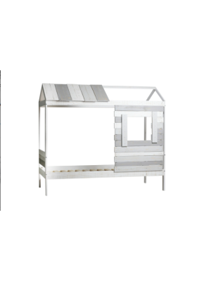 BED CABAÑA SIA-2 WHITE/LIGHT GRAY/DARK GRAY