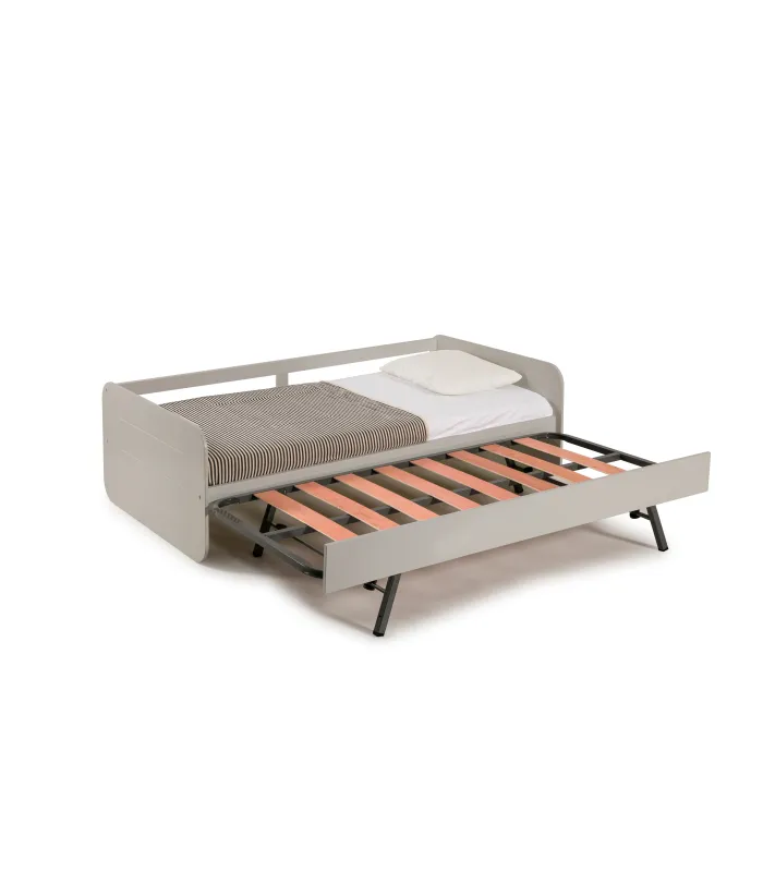 Cama nido Romina gris, funcional y estilizada