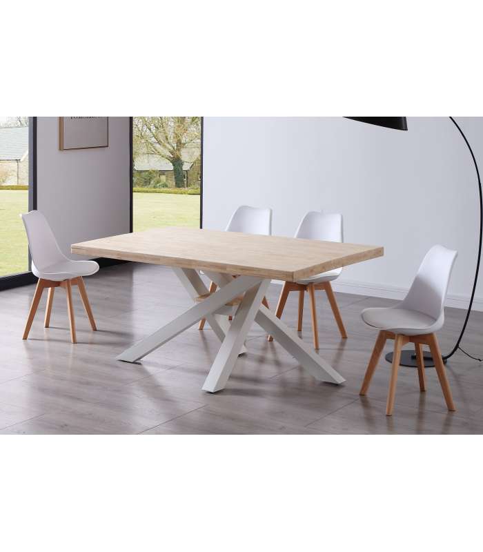 copy of Fixed lounge table Loft in wild oak white or black