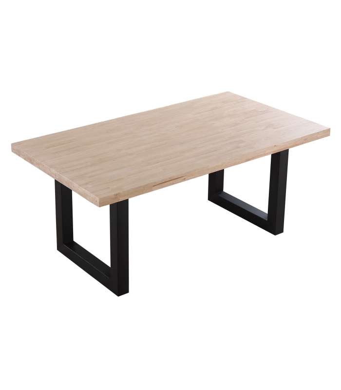 copy of Fixed lounge table Loft in wild oak white or black