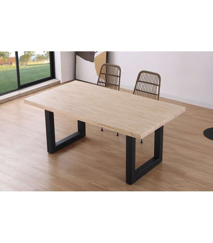 copy of Fixed lounge table Loft in wild oak white or black