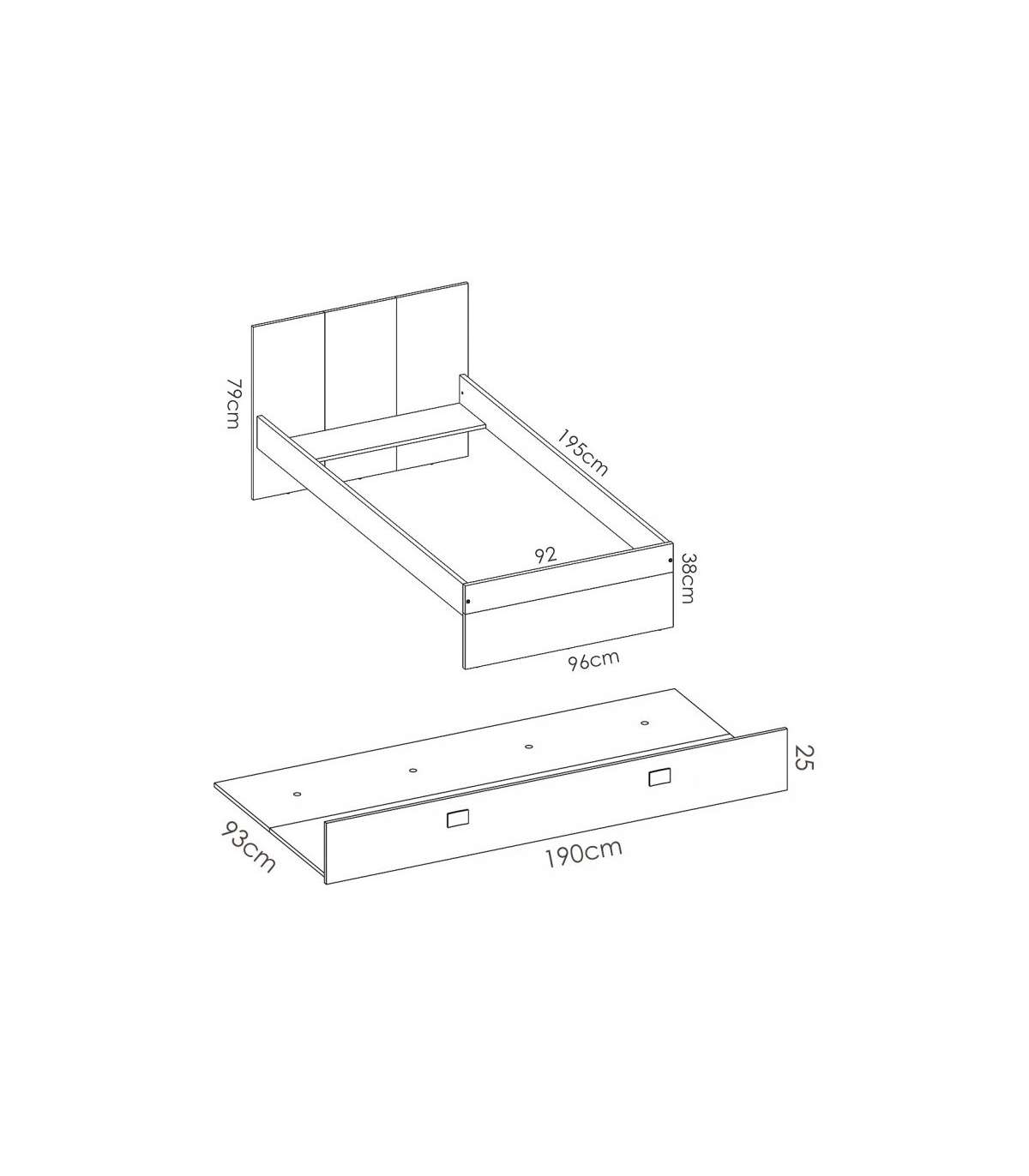 Cama de arrastre por 69€! Una cama supletoria para las visitas