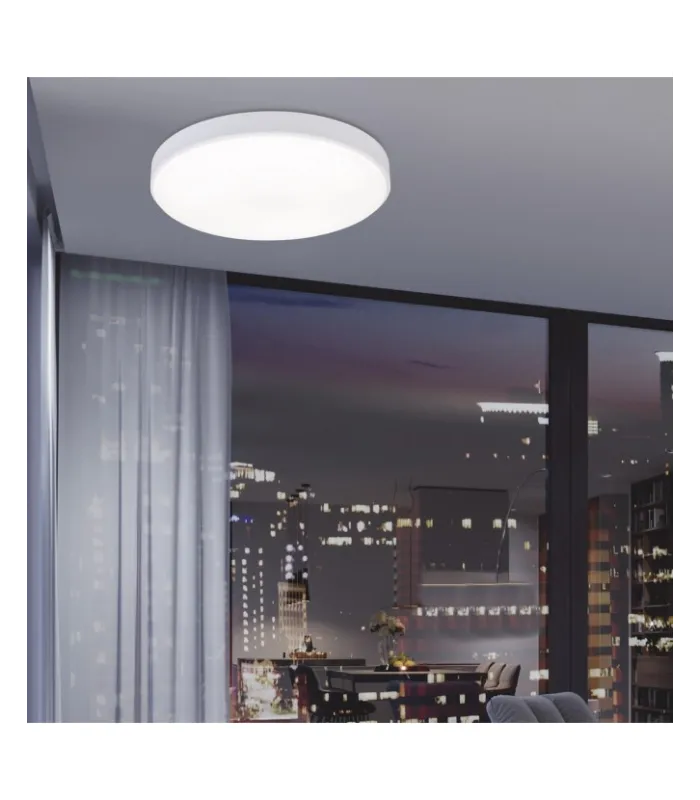 Plafón LED Bertie blanco 40x40x6 cm, 30W