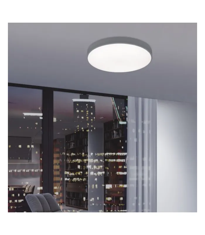 LÂMPADA DE TECTO BERTIE LED LED CINZENTO 30W 2850LM 4000K