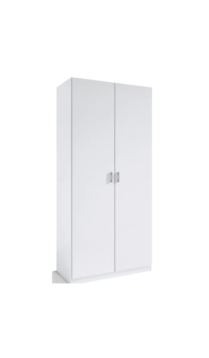 Armário 2 portas sanfonadas, branco 180x80x50 cm