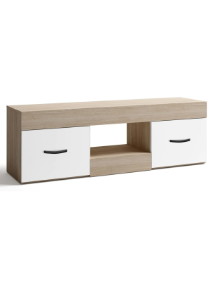 Mueble televisión Ayna sable-blanco 48x150 cm