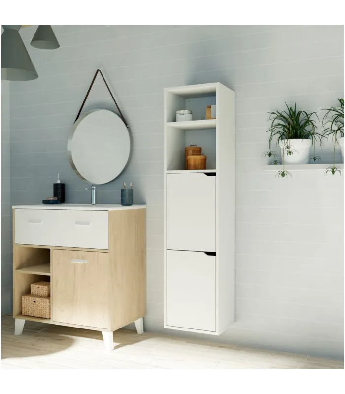 Ptarch Armarios-estanterias baño Columna para baño Nadia en