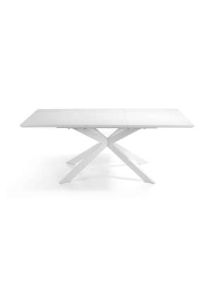 copy of Rectangular table with walnut wood finish BALI 200 x 90