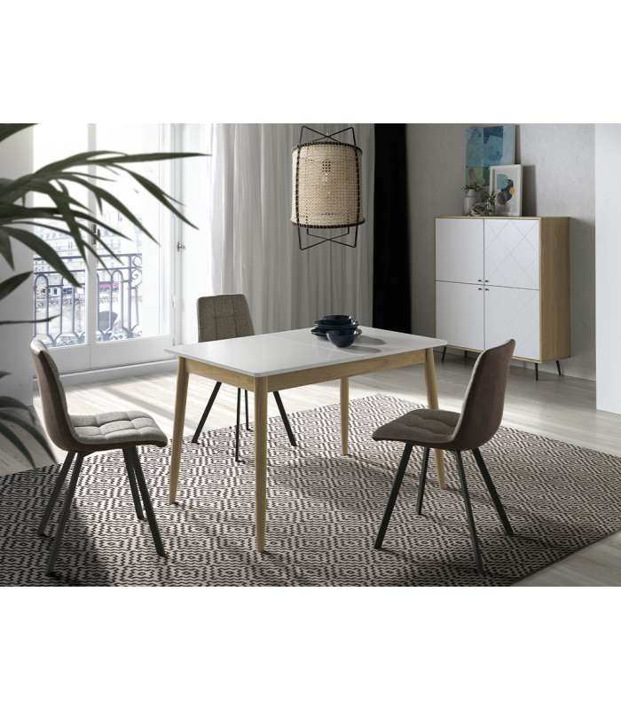 copy of Fixed rectangular white table VICTORIA 180 x 90 x 75 cm