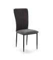 Pack de 4 sillas modelo Holly acabado negro, 96cm (alto) 58cm (ancho) 42.5cm (largo)