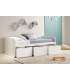 copy of Cama Trundle 90 Perle branco Comprimento: 198 cm