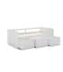 copy of Cama Trundle 90 Perle branco Comprimento: 198 cm