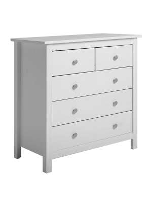Cómoda Bella 5 cajones, estilo colonial moderno