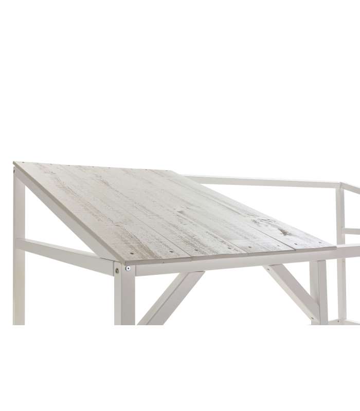 Cama de cama de dormir em branco, 210cm(comprimento)