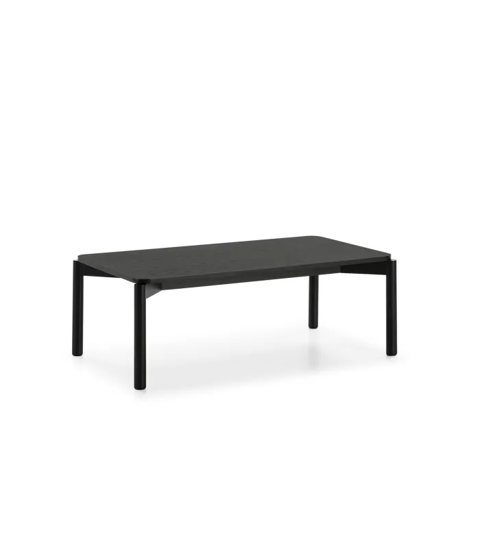 Mesa de centro negra modelo Atlas, 110x60x40 cm
