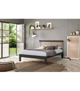 copy of 90 cm bunk bed Kiara light gray/white wax Length: 200
