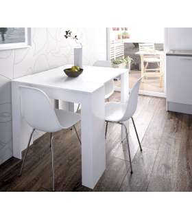 Extensible multifunctional Kiona dining table with 5 possible