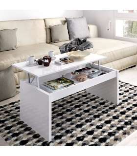 Side liftable center table in two colors to choose from.