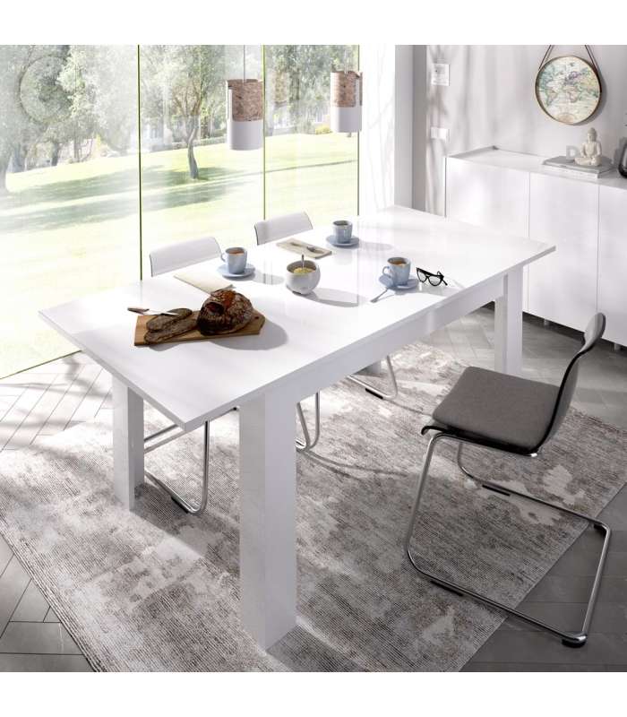 Dine extendable lounge table in various colours