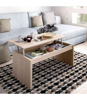 Side liftable center table in two colors to choose from.