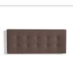Cabecero Mila para colchón de 135/140cm acabado marrón chocolate, 150cm(ancho) 60cm(alto) 9cm(fondo)