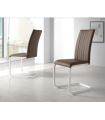 Pack de 4 sillas modelo Olvido acabado marrón, 42.5 x 59 x 95.5/46 cm (largo x ancho x alto)
