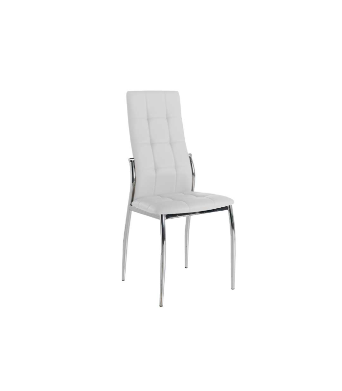 copy of Silla de comidor en tela beige GANTE 55 x 55 x 86/49 cm