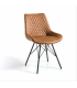 copy of Silla de comidor en tela beige GANTE 55 x 55 x 86/49 cm