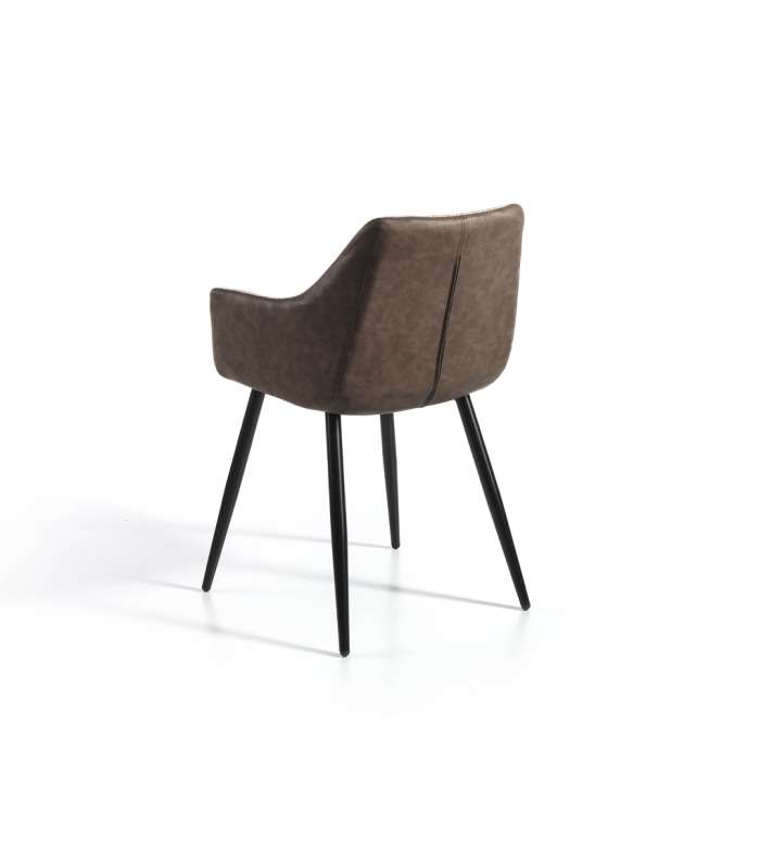 copy of Silla de comidor en tela beige GANTE 55 x 55 x 86/49 cm