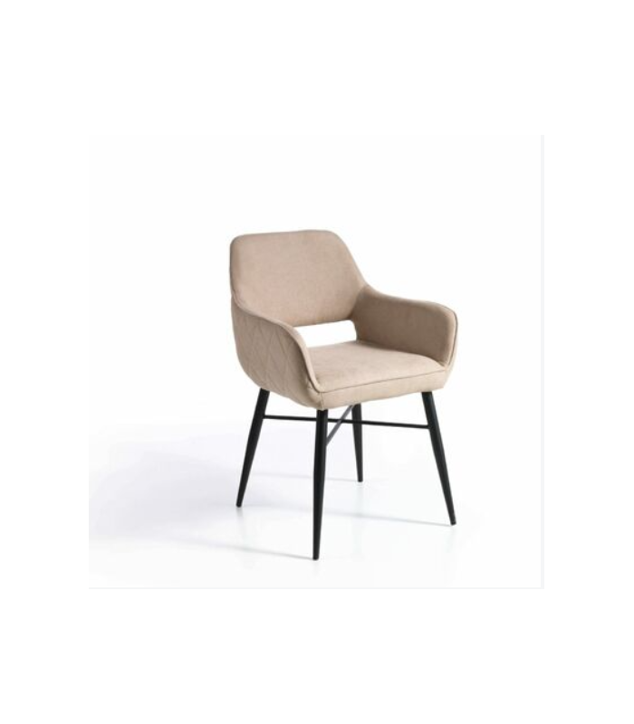 PDCOR Sillas de salon Pack de 2 sillas modelo Orlando acabado