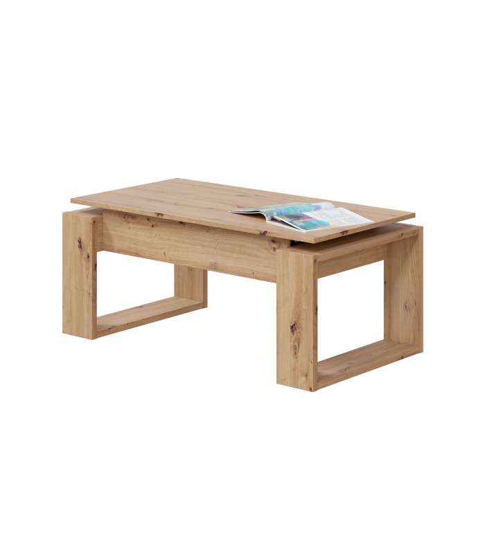 copy of Artik White elevating coffee table, Measures: 100 cm