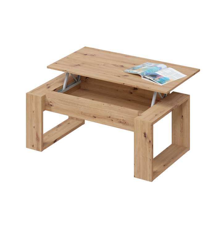 copy of Artik White elevating coffee table, Measures: 100 cm