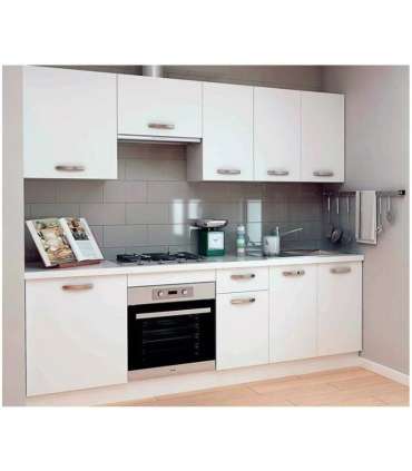 Full kitchen 240 cm white KIT-KIT
