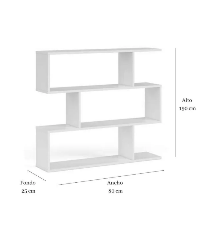 Prateleira baixa Ibros em branco 96 cm(altura)110 cm(largura)25