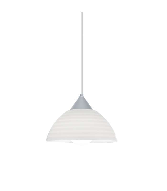 Grey finish pendant model Milo 33 cm (height) 25 cm (width) 25