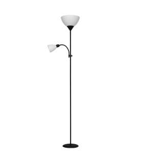 Black floor lamp model Milo 2 lights 180 cm(height) 25