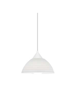 Pendente Milo Branco 33x25x25 cm - Candeeiro Suspenso