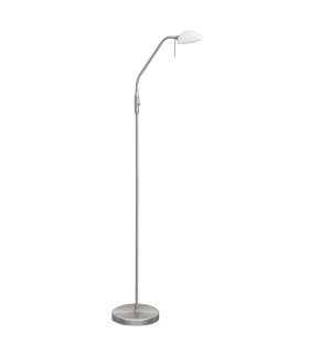 Lámpara de pie para salón Modos niquel satinado 150 cm(alto) 23