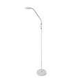 Modelo de lâmpada de pé LED Denis terminou branco 165 cm (alto) 23 cm (largura) 43 cm (back)