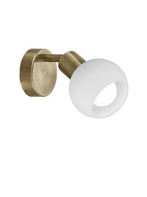 FOCO OPAL CUERO 1 X 40W E-14 - Imagen 1