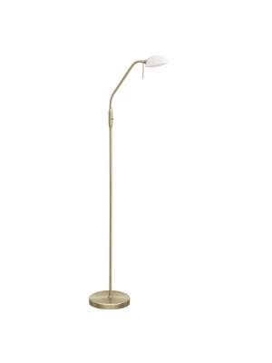 Lámpara de pie modelo Jacobo en cuero