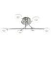 Cedro 6-light chrome finish chandelier 19 cm (height) 67 cm (width) 43 cm (length)